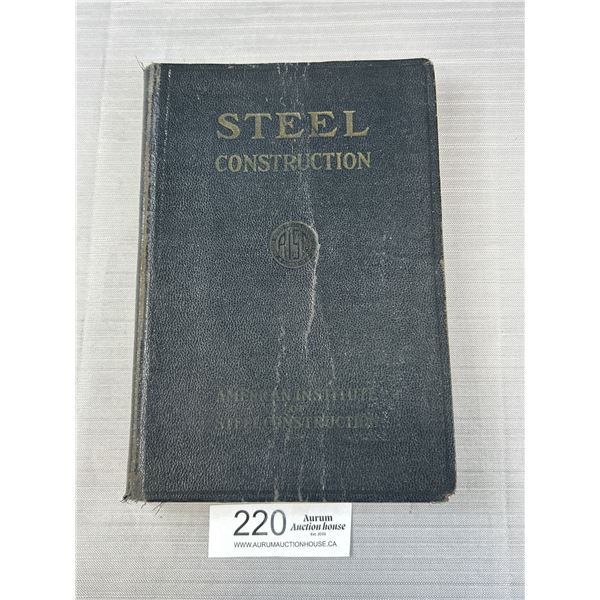 1940 Steel Construction Book