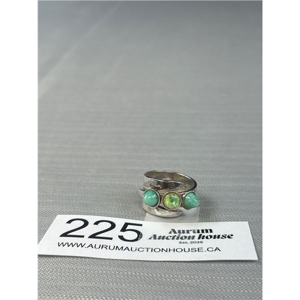 David Anderson Norway Sterling Silver w/ Gem Stones Ring