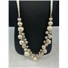 Image 2 : Vintage Large Faux Pearls Necklace