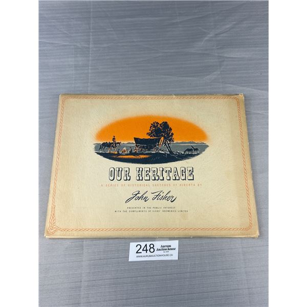 1950s Out Heritage Portfolio Pull Out by The Sicks Brewery Alberta
