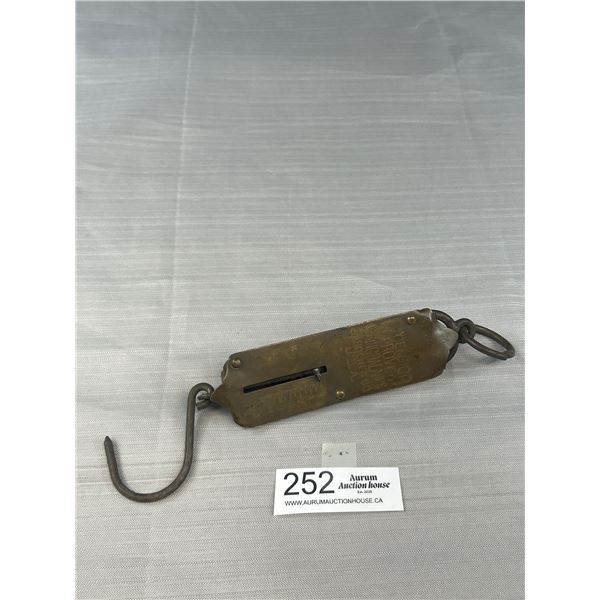 Excelsion Brass Hand Held Scale 1920s