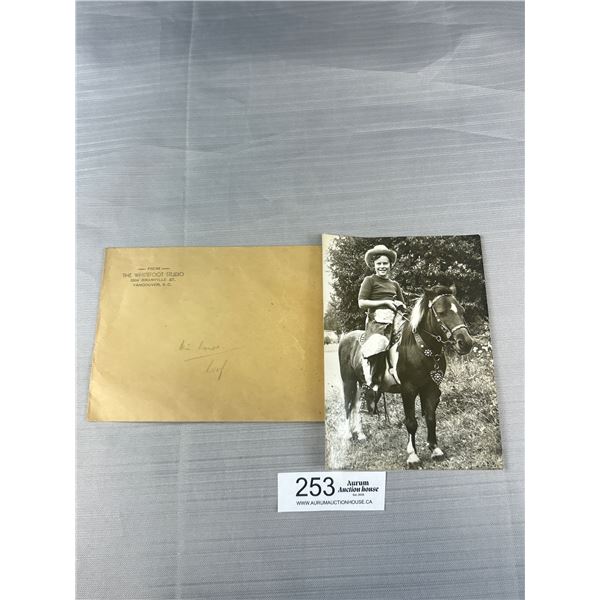 Whitefoot Studio (Vancouver/Granville Street) Child + Pony Photo 1950s
