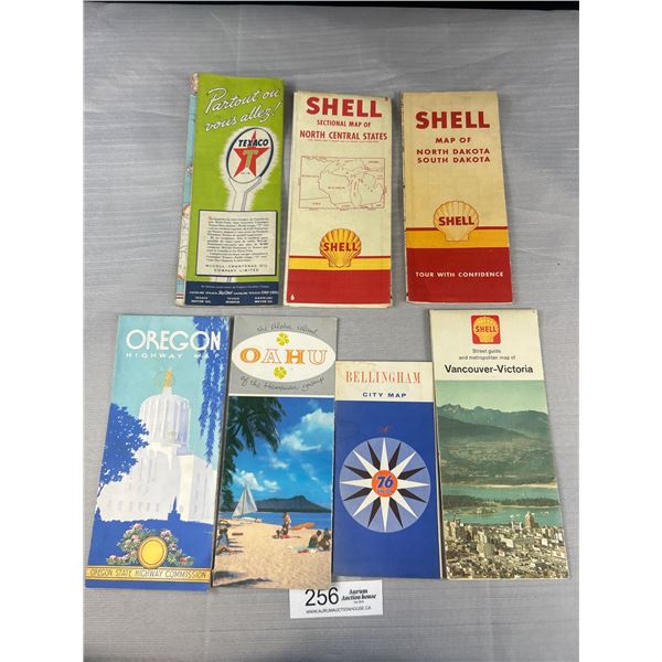 7 Vintage Travel Maps