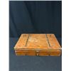 Image 4 : Vintage Wooden Desk Box Filled w/ Small Tins and 2 Tobacco Tins
