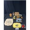Image 1 : Large Vintage Collectible Lot, Vancouver Plates, Wooden Box, Etc