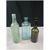 Image 5 : Lot of Antique and Vintage Liqour Bottles, Embossed and Paper Label