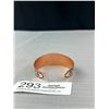 Image 3 : Art Deco Design Copper Open Cuff Bangle
