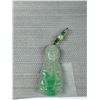 Image 2 : Vintage Green Chinese Jade Hand Carved Buddha Pendant