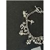 Image 2 : Silver Tone w/ Lot of Charms Bracelet
