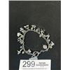 Image 4 : Silver Tone w/ Lot of Charms Bracelet