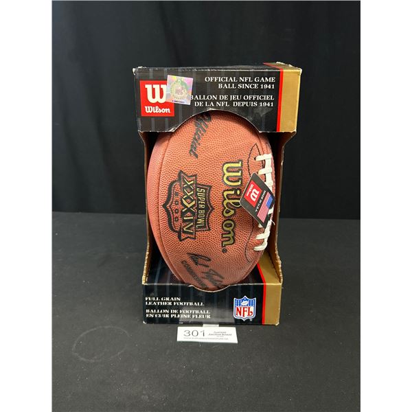 An Official Wilson NFL Game Signed Ball in Original Package