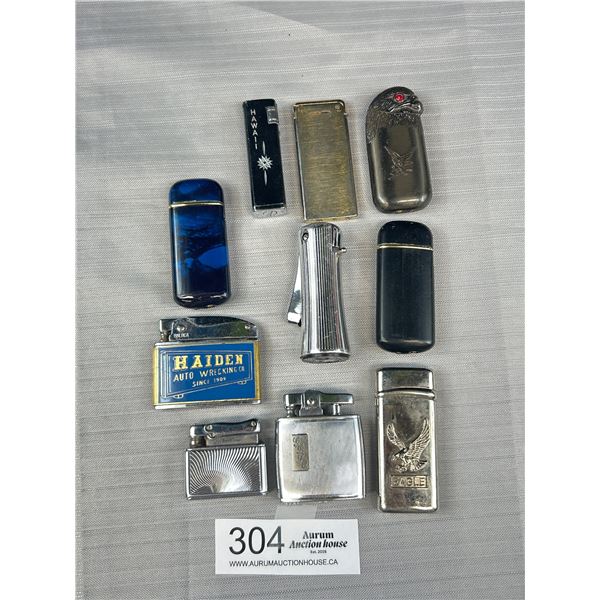 Lot of Collectible Vintage Lighters