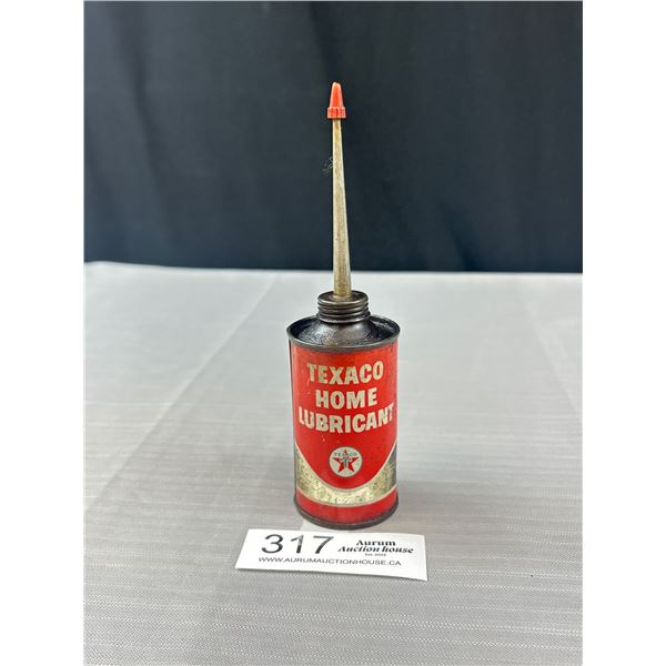 Vintage Texaco Home Lubricant Tin