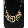 Image 3 : Beautiful Gold w/ Rhinestones and Tassels Necklace