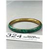 Image 3 : Vintage Genuine Malachite Stones Bangle