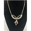 Image 2 : Great Vintage Rhinestones Necklace Marked KEYS