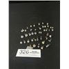 Image 1 : Huge Amount of Single CZ Stones Stud Earings, Some Sterling Silver