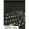 Image 4 : Huge Amount of Single CZ Stones Stud Earings, Some Sterling Silver