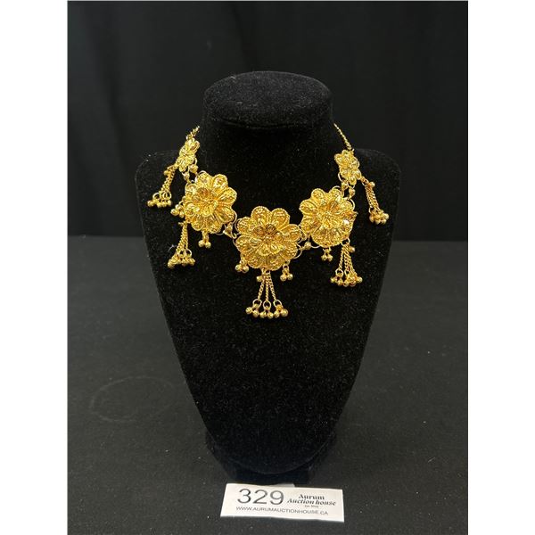 High Carat Gold Plated Necklace