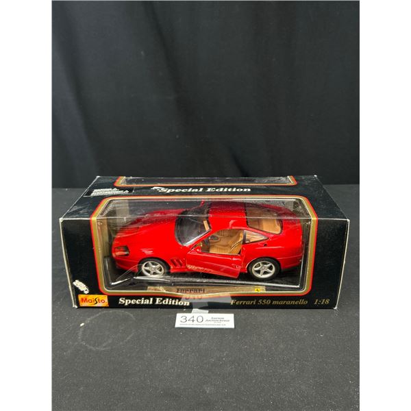 1/18th Scale Special Edition Ferrari 550 Car in Original Box