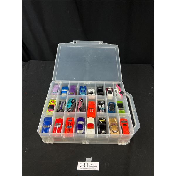 48 Hotwheels in A Carry Case