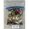Image 4 : 2 Bags of Jewelry Parts Etc