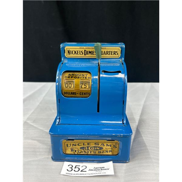 Vintage Uncle Sams Kids Play Cash Register