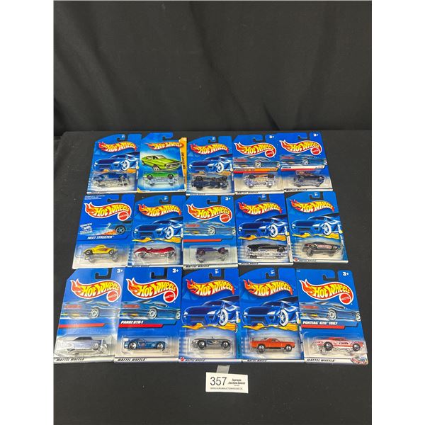 Lot of 15 Hotwheels in Original Packages