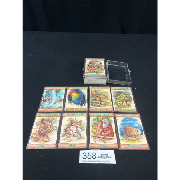1989 Re-Ed Incorporated Complete Collector Bible Cards in Acrylic Case