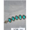 Image 3 : Vintage Silver Tone Turqouise Color Bracelet