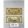 Image 1 : 2 Early Equador Banknotes 1937 and 1941 (5 + 10 Sucres)
