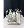 Image 5 : Antique Frasea Farms Milk Crate w/ Bottles