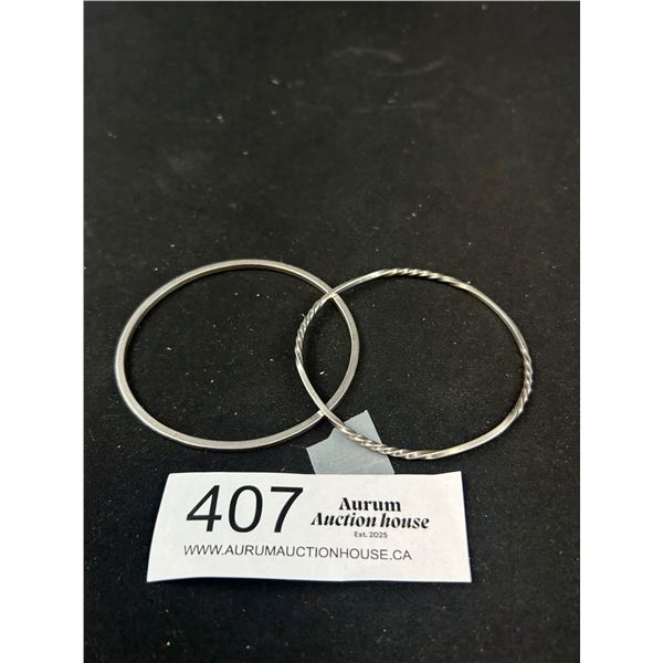 17.63 gr Sterling Silver Bracelets/Bangles