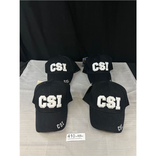 Lot of 4 CSI  Baseball Caps With Tags