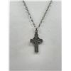 Image 2 : Antique Sterling 925 Celtic Cross and Chain