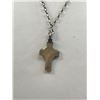 Image 3 : Antique Sterling 925 Celtic Cross and Chain