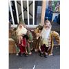 Image 1 : 2 41" Tall Santa Figures NO SHIPPING