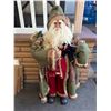 Image 2 : 2 41" Tall Santa Figures NO SHIPPING