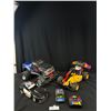 Image 1 : Box of Toy Trucks, Remote Control, Etc