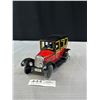 Image 1 : Newer 8" L Wind Up Taxi Tin Toy