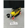 Image 1 : Newer 8" L Wind Up Taxi Tin Toy