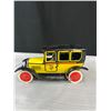 Image 4 : Newer 8" L Wind Up Taxi Tin Toy