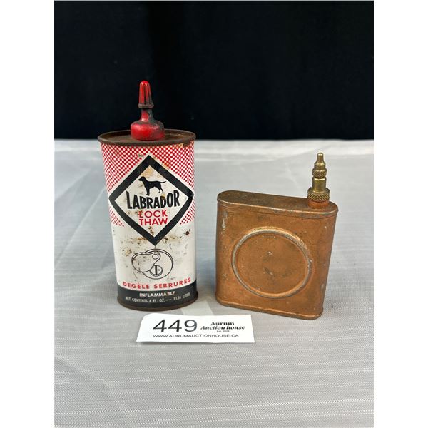 Labrador Lock Thaw 4oz Tin + Gun Oil Tin