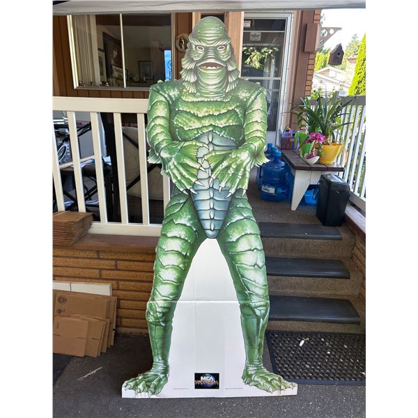 Over 6ft Tall Creature of the Black Lagoon Cardboard Store Display No Shipping