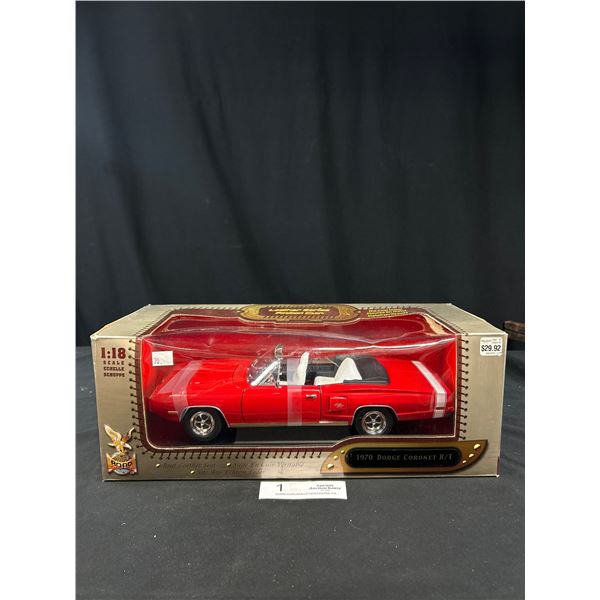 1/18th Scale 1970 Dodge Coronet R/T Diecast Car in Original Box