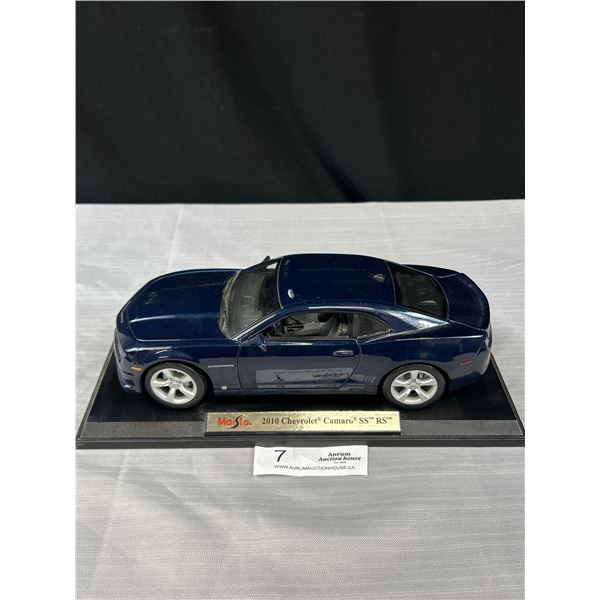 2010 Chevrolet Camaro SS Diecast Car on Stand