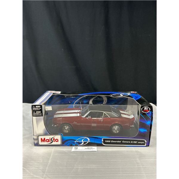 1/18th1968 Chevrolet Camarao Z/28 Coupe Diecast Car in Original Box