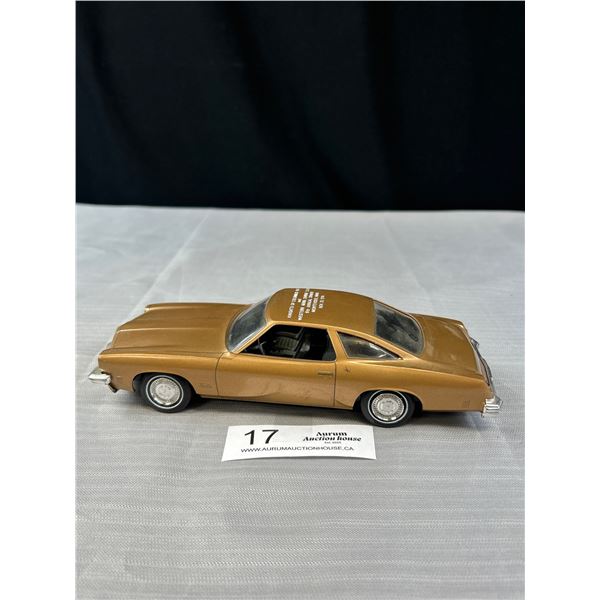 Nights of Columbus 1974 Gold Oldsmobile Cutless Promotional Dealer Model