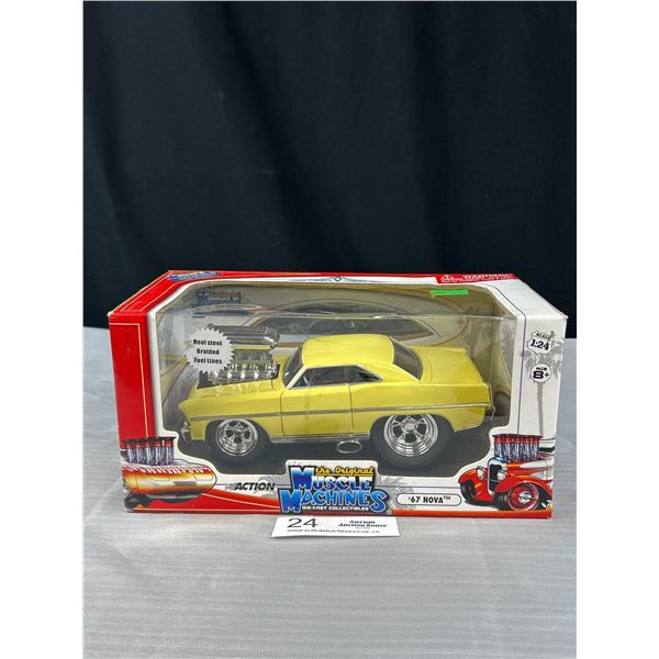 1/24th Scale '67 Nova Diecast Car in Original Box