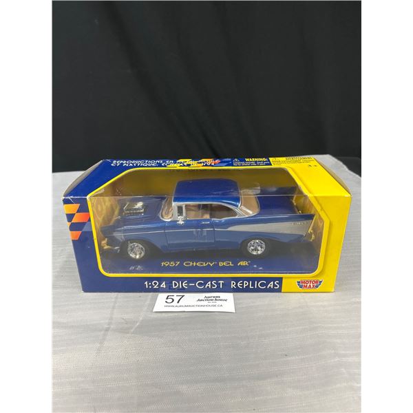 1/24th Scale 1957 Chevy Bel Air Diecast Car in Original Box